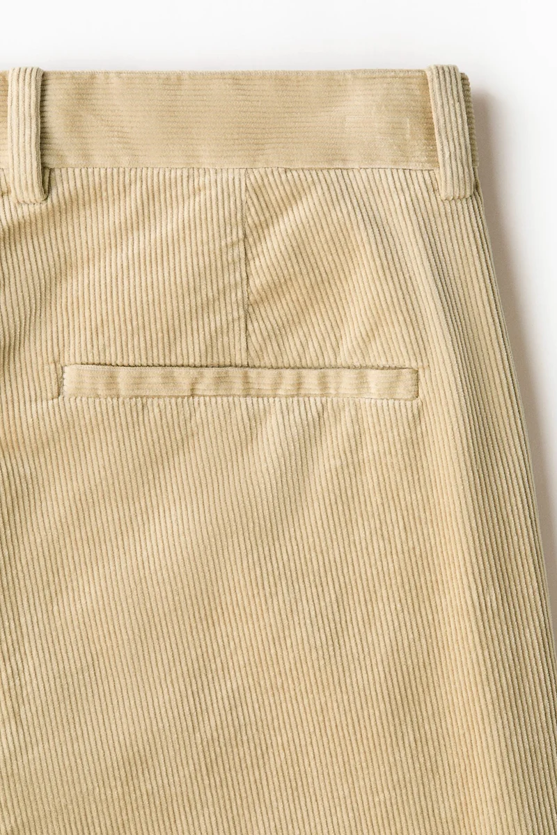 H&M  Regular Fit Corduroy trousers for Men | Best Price UAE